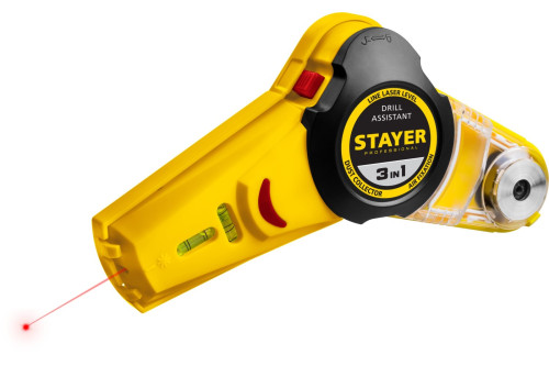 Уровень с приспособлением для сверления STAYER Drill Assistant / 34987